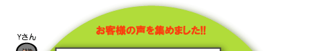 お客様の声を集めました
